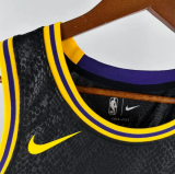 24/25 Lakers ONEAL #34  Black 1:1 Quality NBA Jersey