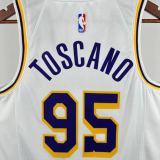 24/25 Lakers TOSCANO #95 White 1:1 Quality NBA Jersey