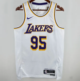 24/25 Lakers TOSCANO #95 White 1:1 Quality NBA Jersey