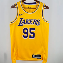 24/25 Lakers TOSCANO #95 Yellow 1:1 Quality NBA Jersey
