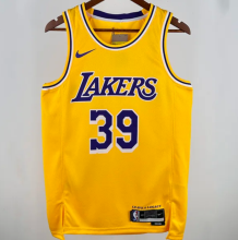 24/25 Lakers HOWARD #39 Yellow 1:1 Quality NBA Jersey