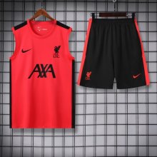 24/25 Liverpool  Red  And Black  1:1 Quality Training Vest（A-Set）