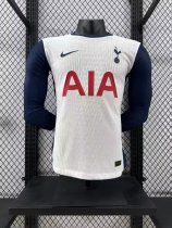 24/25 Tottenham Home Long Sleeve Player 1:1 Quality Soccer Jersey