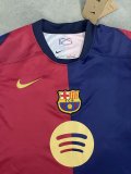 24/25 Barcelona Home Fans 1:1 Quality Soccer Jersey（胸前大logo）