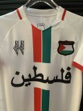 24/25  Palestine  White Fans 1:1 Quality Soccer Jersey