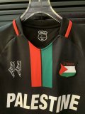24/25  Palestine  Black  Fans 1:1 Quality Soccer Jersey