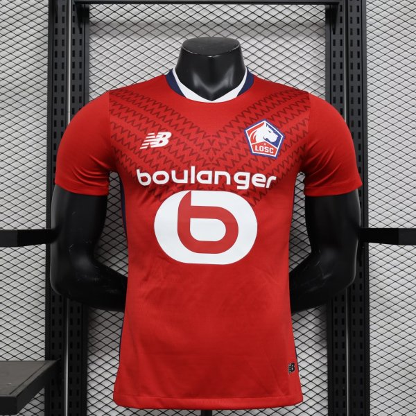 24/25  Lille OSC  Home Player 1:1 Quality Soccer Jersey