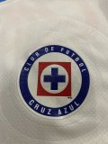 24/25 Cruz Azul Away Fans Kids Kits 1:1 Quality Soccer Jersey