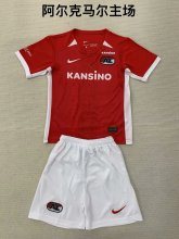 24/25  AZ Alkmaar  Home  Kids Kits  1:1  Quality  Soccer Jersey