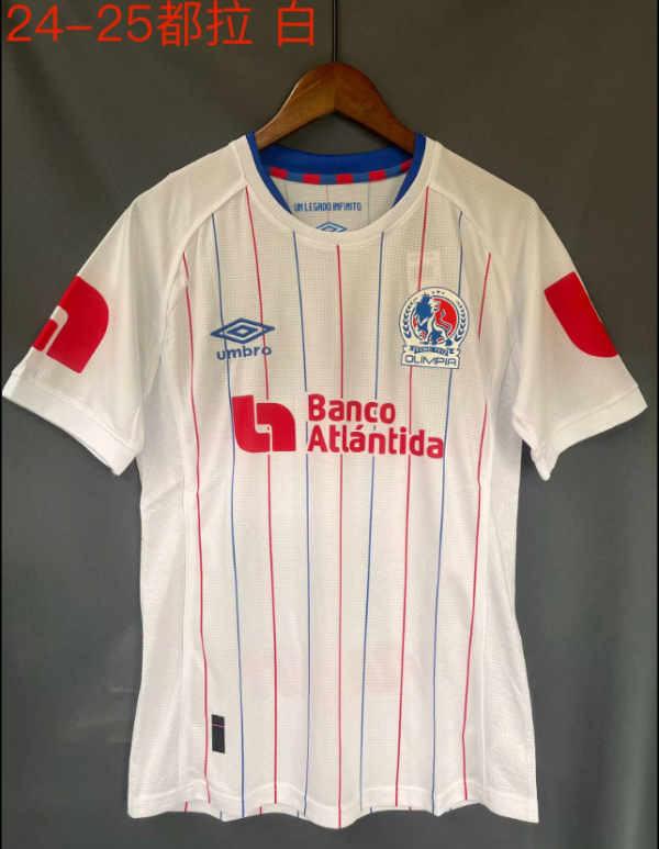 24/25 Club Olimpia Home Fans 1:1 Quality Soccer Jersey