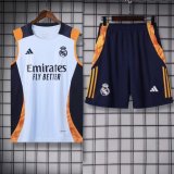 24/25  Real Madrid  Wathet 1:1 Quality Training Vest（A-Set）