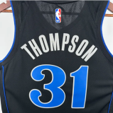 2025 Mavericks THOMPSON #31 Black City Edition 1:1 Quality NBA Jersey