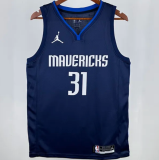 2025 Mavericks THOMPSON #31 Sapphire Blue  1:1 Quality NBA Jersey