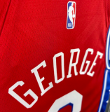 2025 76ers GEORGEG #8 Red  1:1 Quality NBA Jersey 热压