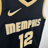 2025 Mavericks MORANT #12 Black Honor Edition 1:1 Quality NBA Jersey