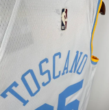 2025 Lakers TOSCANO #95 White Retro 1:1 Quality NBA Jersey 热压