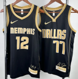2025 Mavericks MORANT #12 Black Honor Edition 1:1 Quality NBA Jersey