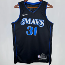 2025 Mavericks THOMPSON #31 Black City Edition 1:1 Quality NBA Jersey