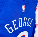 2025 76ers GEORGEG #8 Blue 1:1 Quality NBA Jersey 热压