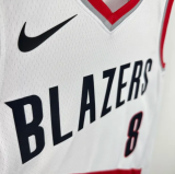 2023 Trail Blazerst AVDIJA #8 White 1:1 Quality NBA Jersey