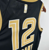 2025 Mavericks MORANT #12 Black Honor Edition 1:1 Quality NBA Jersey