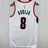 2023 Trail Blazerst AVDIJA #8 White 1:1 Quality NBA Jersey