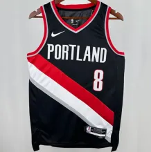 2023 Trail Blazerst AVDIJA #8 Black 1:1 Quality NBA Jersey