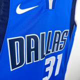 2025 Mavericks THOMPSON #31 Blue 1:1 Quality NBA Jersey