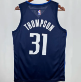 2025 Mavericks THOMPSON #31 Sapphire Blue  1:1 Quality NBA Jersey