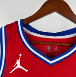 2025 76ers GEORGEG #8 Red  1:1 Quality NBA Jersey 热压
