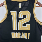 2025 Mavericks MORANT #12 Black Honor Edition 1:1 Quality NBA Jersey