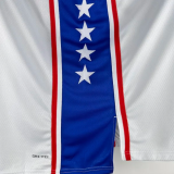 2025 76ers GEORGEG #8 White 1:1 Quality NBA Jersey 热压