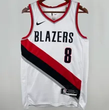 2023 Trail Blazerst AVDIJA #8 White 1:1 Quality NBA Jersey