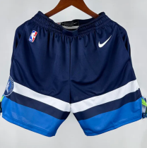 2025 Timberwolves Dark Blue 1:1 Quality NBA Cotton Pants