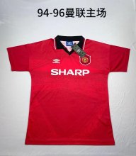 1994/1996  Manchester United Home Red Fans 1:1 Quality Retro Soccer Jersey