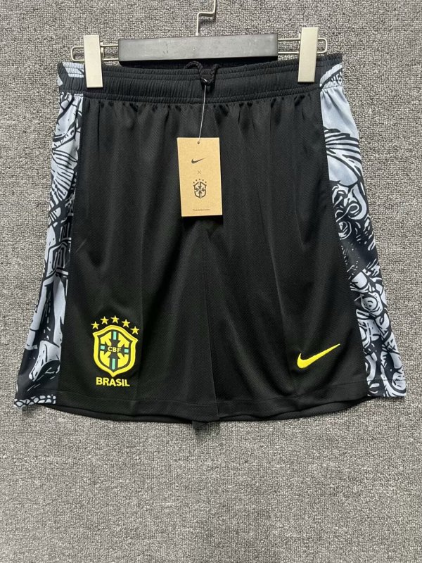 24/25 Brazil Special  Edition  Black 1:1 Quality Shorts
