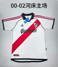 2000/2002 River Plate Home white Fans 1:1 Retro Quality Soccer Jersey
