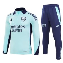 24/25  Arsenal Training Suit Blue 1:1 Quality Training Jersey