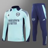 24/25  Arsenal Training Suit Blue 1:1 Quality Training Jersey