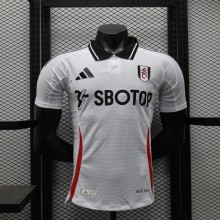 24/25  Fulham Home White Player 1:1 Quality Soccer Jersey