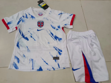 24/25 Norway Away Kids Soccer Jersey