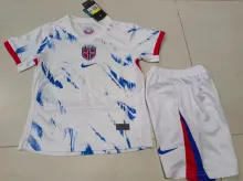 24/25 Norway Away Kids Soccer Jersey