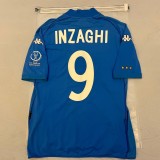 2002 Italy Home Blue Fans 1:1 Quality Retro Soccer Jersey