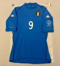 2002 Italy Home Blue Fans 1:1 Quality Retro Soccer Jersey
