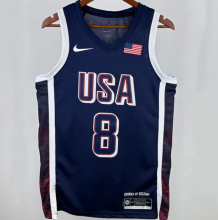 2025 Team USA LEONARD #8 Sapphire Blue 1:1 Quality  NBA Jerseys