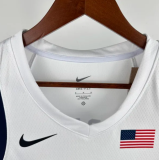 2025 Team USA JAMES #6 White 1:1 Quality  NBA Jerseys