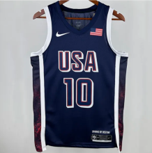 2025 Team USA TATUM #10 Sapphire Blue 1:1 Quality  NBA Jerseys