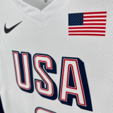 2025 Team USA JAMES #6 White 1:1 Quality  NBA Jerseys