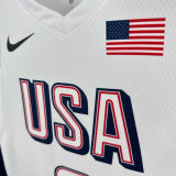 2025 Team USA EDWARDS #5 White 1:1 Quality  NBA Jerseys
