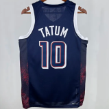 2025 Team USA TATUM #10 Sapphire Blue 1:1 Quality  NBA Jerseys